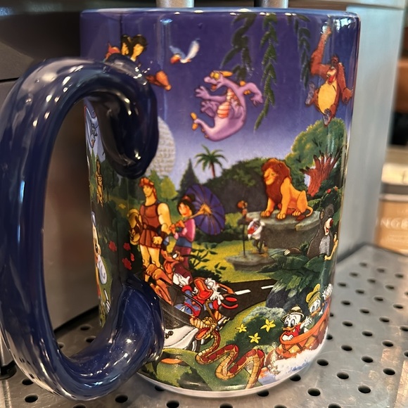 Vintage Walt Disney World souvenir coffee mug SPLASH Mountain brer Rabbit EUC - Picture 2 of 7